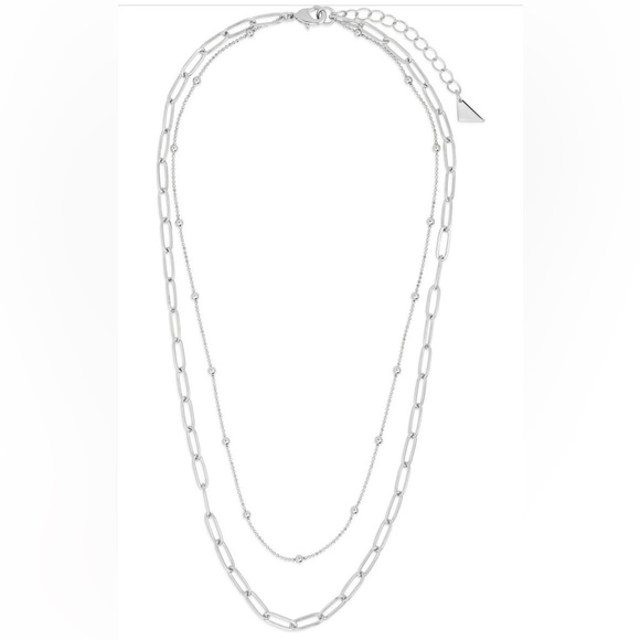 Double Layered Chain Necklace - Picture 1 of 3